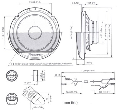 PIONEER TS-G172CI