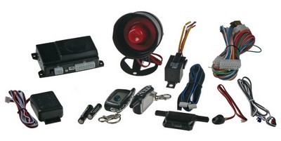 2-WAY CAR autoalarm, 2 x LCD ovladač