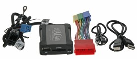 Adaptér pro ovládání USB zařízení OEM rádiem Audi/AUX vstup