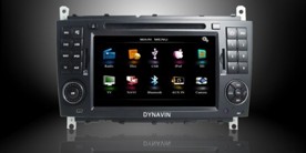2DIN DVD autorádio Mercedes C (W203) 2004-2007, CLK W209 2004-2006 s 7" monitorem a GPS