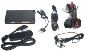 Bluetooth HF sada Motorola TK30 + kabeláž pro VW, Škoda - zobrazování informací na MaxiDotu