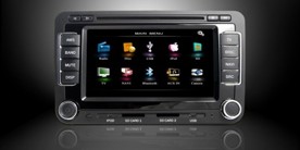 2DIN DVD autorádio s 6,2" monitorem, DVB-T a GPS pro VW Passat B6 2004-2010