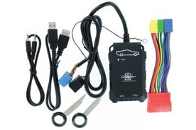 AUDI Adaptér pro ovládání USB zařízení OEM rádiem Audi/AUX vstup