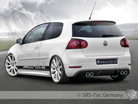 VW GOLF V G6R-Style Duplex zadní spodní spoiler SRS-Tec