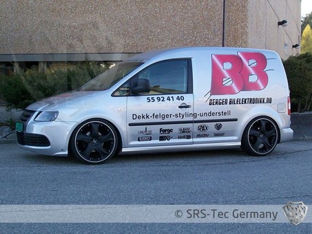 VW CADDY G5-R32 prahové nástavce SRS-Tec