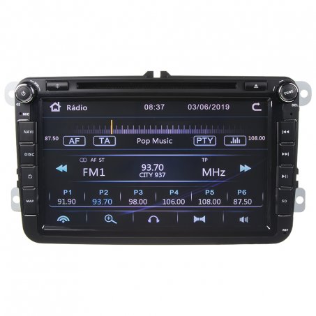 Autorádio s navigací 8"LCD pro VW / Škoda