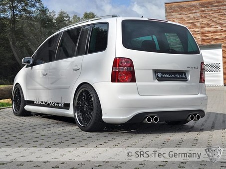 VW TOURAN G5-R32 Style Duplex zadní spodní spoiler SRS-Tec