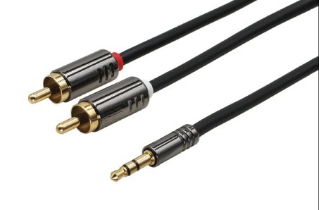 HQ signálový kabel Jack-2x cinch