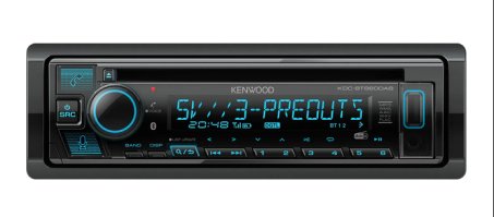 KENWOOD KDC-BT960DAB autorádio s bluetooth
