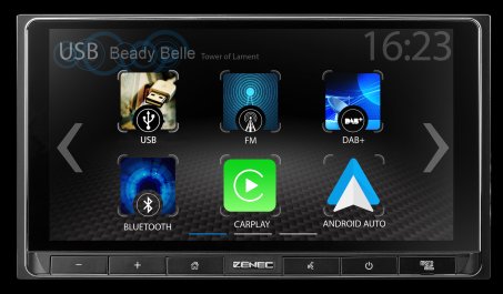 Zenec Z-N538 s bezdrátovým AndroidAuto a CarPlay