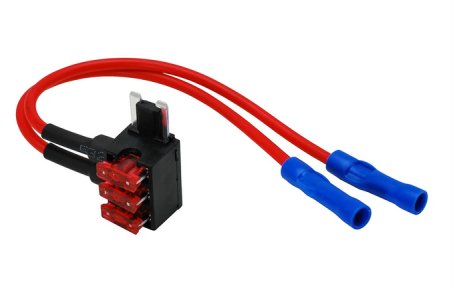 Pojistkové pouzdro mini Japan s 2x odbočkou