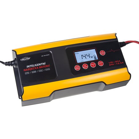 Autonabíječka CARCLEVER 12V/25A & 24V/12,5A + 12V LifePO4