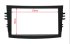 Rámeček 2DIN rádia SUBARU Legacy / Outback (09-15)
