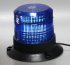 Zábleskový maják, 12-110V, modrý magnet, ECE R10