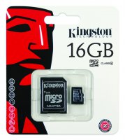 Paměťová karta KINGSTON micro SDHC 16GB class 10