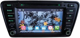 Autorádio pro Škoda Octavia III 2014- s 8" LCD, Android 4.4.2, WI-FI, GPS