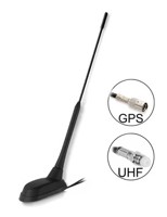 UHF+GPS střešní anténa 60°