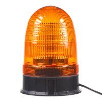 LED maják, 12-24V, 18x3W, oranžový fix, ECE R65