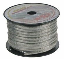 Kabel 20 mm, stříbrně transparentní