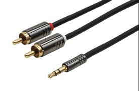 HQ signálový kabel Jack-2x cinch