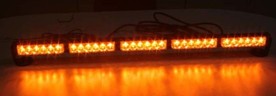 LED světelná alej, 30x 1W LED, oranžová 800mm