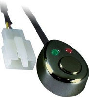 Spínač tlačítkový 12/24V s LED podsvícením