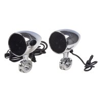 Reproduktory pro motorku / skútr / ATV - chrom