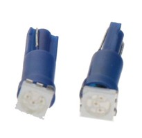 LED žárovka 12V s paticí T5 modrá, 1LED/3SMD
