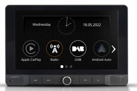 1 DIN autorádio s 9" LCD Xzent X-127 s Apple CarPlay