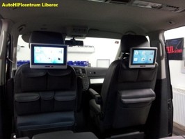 VW T5 GP Multivan - monitory na opěrku